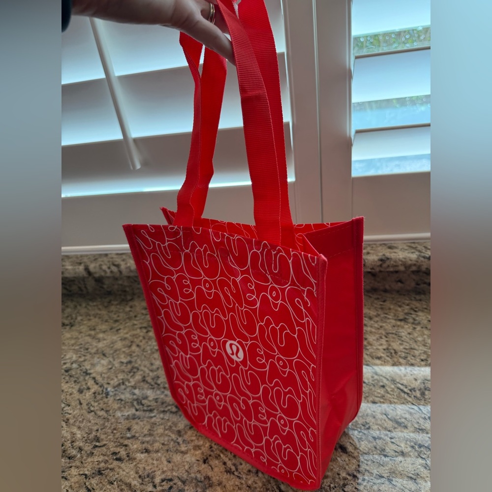 Lululemon reusable SMALL Tote | Red